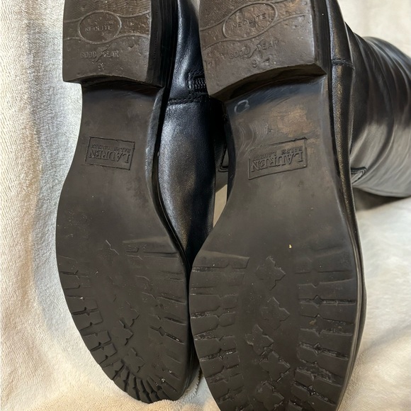 Lauren Ralph Lauren knee high leather equestrian riding boots - Picture 7 of 9